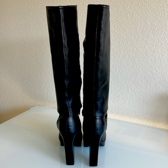 NWOT Hinge leather knee high boots 8 1/2 - Picture 7 of 9